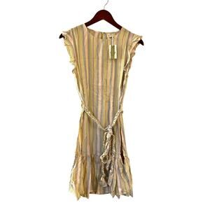 NEW Marine Layer Laney Mini Dress Beachy Stripe V2 Size Small
